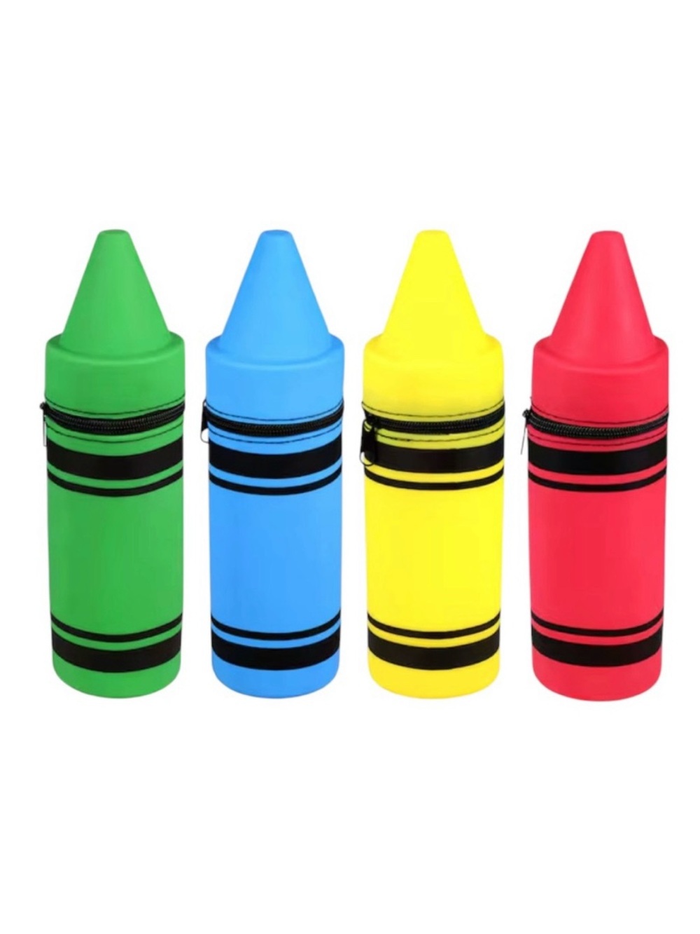 Crayon Jelly Silicone Storage Pouch Case Collection